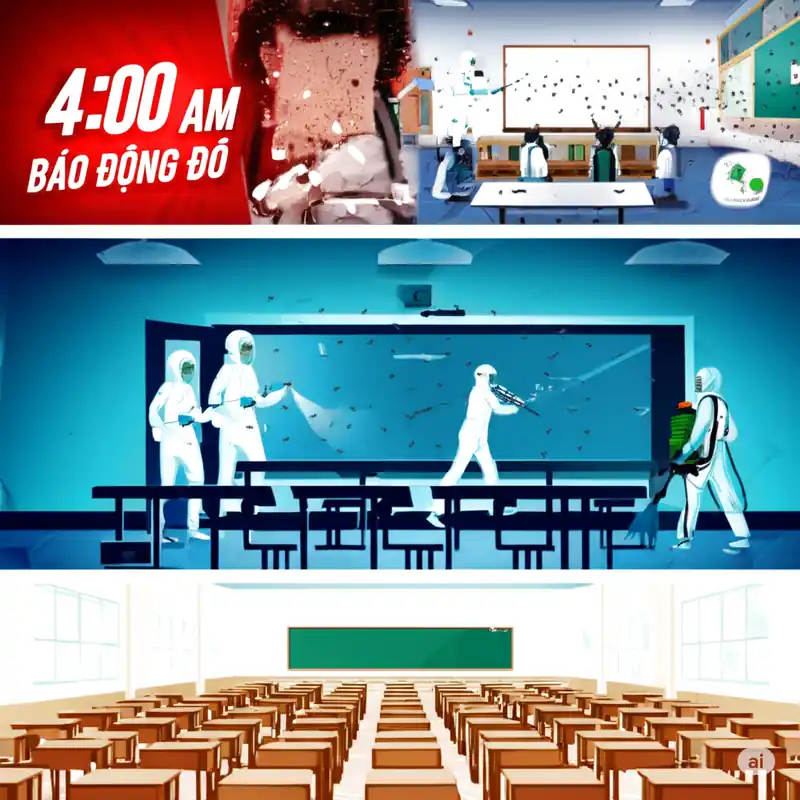 Diệt ruồi trường học